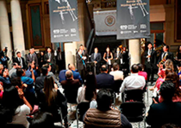 Banda de Música del Estado de Guanajuato es galardonada con la Presea Eugenio Trueba 