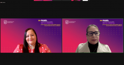 CNMS realiza panel virtual “Las niñas y las mujeres en la ciencia: ¿Cómo impulsar desde el Nivel Medio Superior una participación cotidiana?” 