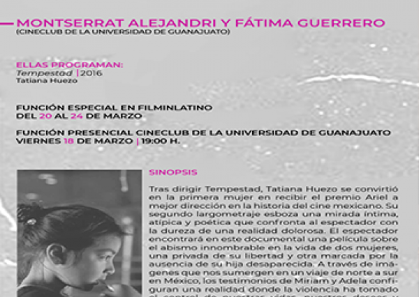 Coordinadora de Cine Club y alumna de la UG participan en “Ellas programan en FilminLatino” 