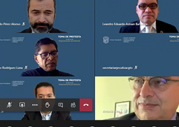 Continuará el Dr. Astraín Bañuelos al frente del Departamento de Derecho de la UG