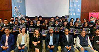 Estudiantes del CNMS, parte del equipo ganador del Torneo de Diseño de Hábitats en el Espacio GTO 2022  