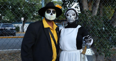 Reúne a más de 10 mil personas la marcha de catrinas, iniciativa de la ENMS Salamanca
