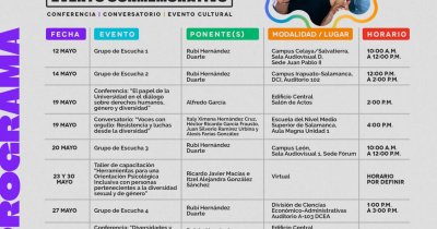UG se suma a la conmemoración del Día Internacional contra la Homofobia, Lesbofobia, Bifobia y Transfobia