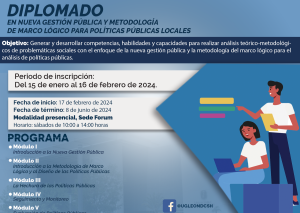 UG abre convocatoria de ingreso a diplomado en Nueva Gestión Pública y Metodología de Marco Lógico para Políticas Públicas Locales 