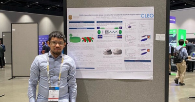 Erick Baca Montero de la UG, finalista en congreso internacional de ciencias láser 