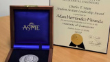 Alumno UG recibe premio de liderazgo estudiantil de la Sociedad Americana de Ingenieros Mecánicos