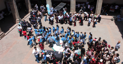 Participan más de mil infantes en feria de cultura científica organizada por estudiantes UG