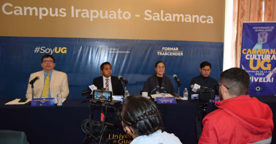 La Caravana Cultura UG llegó a Irapuato a presentar su nutrida oferta cultural para 2023 