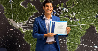 Eduardo Sánchez, egresado de la UG, llevará proyecto de salud mental juvenil al programa “Rumbo a Costa Rica”