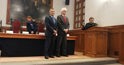 Rinden protesta en la Universidad de Guanajuato miembros de la Academia Mexicana del Derecho del Trabajo y de la Previsión Social 