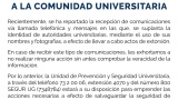 Comunicado Institucional
