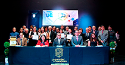 Reconocen al personal académico, administrativo y a estudiantes de excelencia, en el marco del 71 aniversario de la ENMS Irapuato