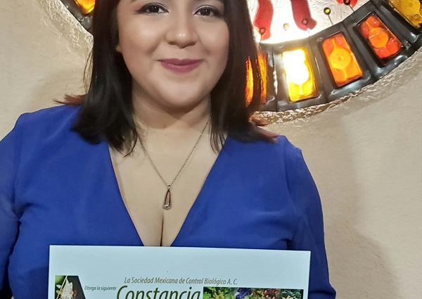 Alumna UG gana Premio Nacional de Control Biológico con la Mejor Tesis de Maestría 2023 