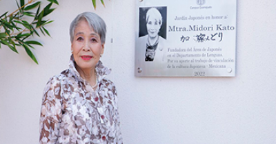 UG reconoce el trabajo activo de la Mtra. Midori Kato Tsukazawa 