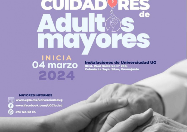 Univerciudad UG Silao abre inscripciones al Taller “Cuidadores de adultos mayores”