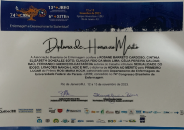 Otorga la Asociación Brasileña de Enfermería premio a investigadora e investigador UG