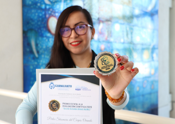 Investigadora del Campus Celaya-Salvatierra recibe el Premio Estatal de Divulgación Científica “Silvia Susana Bravo Núñez” 2026
