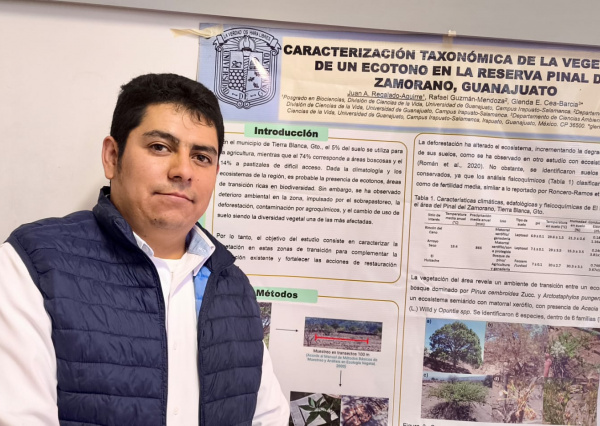 Estudiante UG aporta estudio de la vegetación para la reserva ecológica El Pinal del Zamorano 