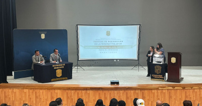 Presentan proyectos de desarrollo los candidatos a la Dirección del Colegio del Nivel Medio Superior