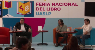Comunidad UG analiza la biopolítica y neoliberalismo durante la Feria Nacional del Libro de la UASLP