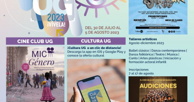 Sé parte de la Agenda Cultural UG, con talleres, actividades y grupos artísticos 