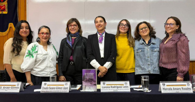 Presentan La economía en morado: los retos del desarrollo en México desde miradas de mujeres economistas en la FILUNI