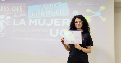 Alumna UG es reconocida por la Sociedad Internacional de Óptica como una de sus 100 líderes estudiantiles
