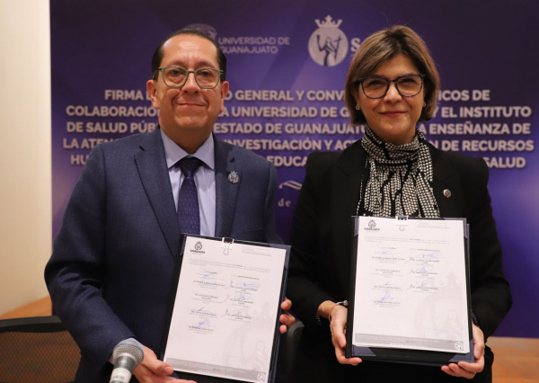 Fortalecen alianzas la UG y el Instituto de Salud Pública del Estado de Guanajuato