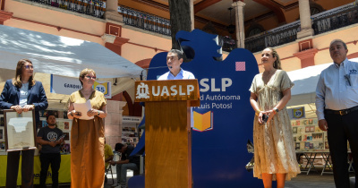 UG presente en la inauguración de la 48° Feria Nacional del Libro de la UASLP