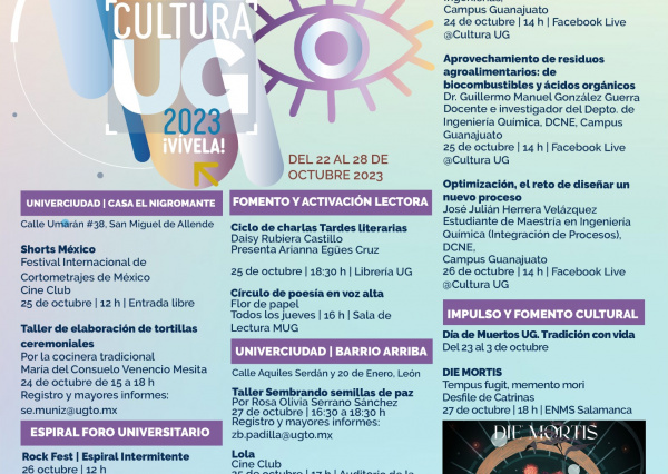 Agenda Cultural UG invita a disfrutar el Dia de Muertos con Desfile de Catrinas en Salamanca 