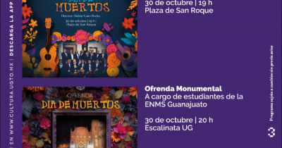 Llega el festival “Día de Muertos UG, Tradición con vida” con diferentes actividades culturales y artísticas