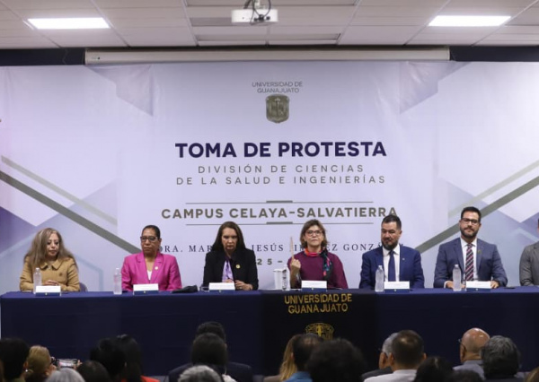 Rinde protesta la Dra. María de Jesús Jiménez, Directora de la División de Ciencias de la Salud e Ingenierías