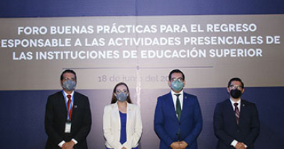 UG participa en foro para conocer y compartir buenas prácticas para el retorno a actividades presenciales