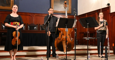 Inicia ciclo de solistas de la OSUG con el Ensamble Atecocolli y un estreno de Rodrigo Mata