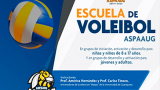 Pone en marcha la ASPAAUG nueva escuela virtual de voleibol para niñas, niños y jóvenes