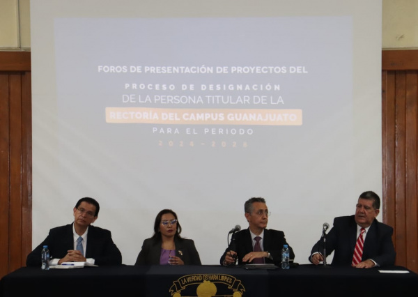 Personas candidatas a Rectoría de Campus Guanajuato presentan proyectos ante comunidad de Ingenierías y Arquitectura
