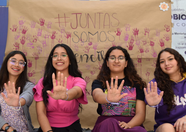 “Juntas somos invencibles” afirma grupo universitario BEE SAIA en el arranque de actividades por el Día de la Mujer