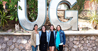 Estudiantes de UG presentan en Colombia proyecto para limpiar agua de metales pesados 