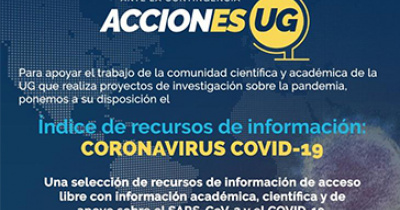 Facilita UG acceso a recursos académicos para apoyar investigaciones sobre el COVID-19