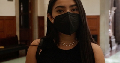 Me siento afortunada de contar con la vacuna, tengo la seguridad de protegerme, y a las personas con las que convivo: alumna UG 