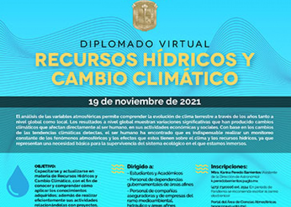 Cambio climático y recursos hídricos, problemáticas presentes en el análisis académico en la UG 