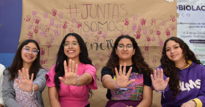 “Juntas somos invencibles” afirma grupo universitario BEE SAIA en el arranque de actividades por el Día de la Mujer