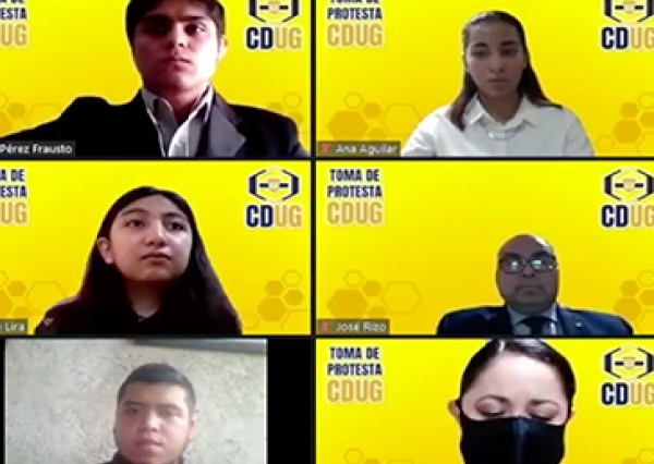 Rinde protesta el primer grupo organizado del CNMS: “Los Clubes de Debate de la Universidad de Guanajuato”