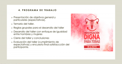Personal administrativo del Nivel Medio Superior participa en taller “Menstruación digna en el centro de trabajo”
