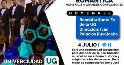 Romance, arte y cursos de verano durante julio en la Agenda Cultural UG